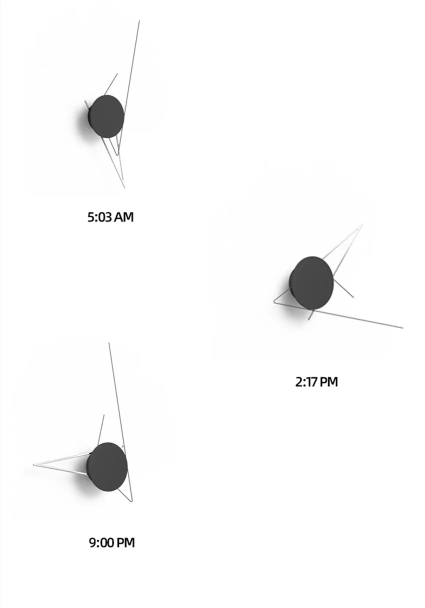 ModernArt Clock - Silent Wall Clock for Minimalism