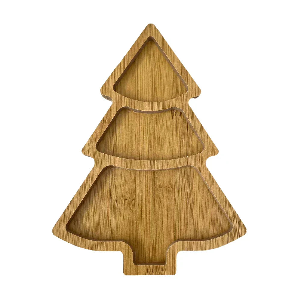 FestiveTree Board - Unique Wooden Serving Board for Holidays