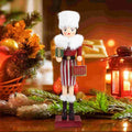 Stylish Wooden Nutcracker - Festive Classic