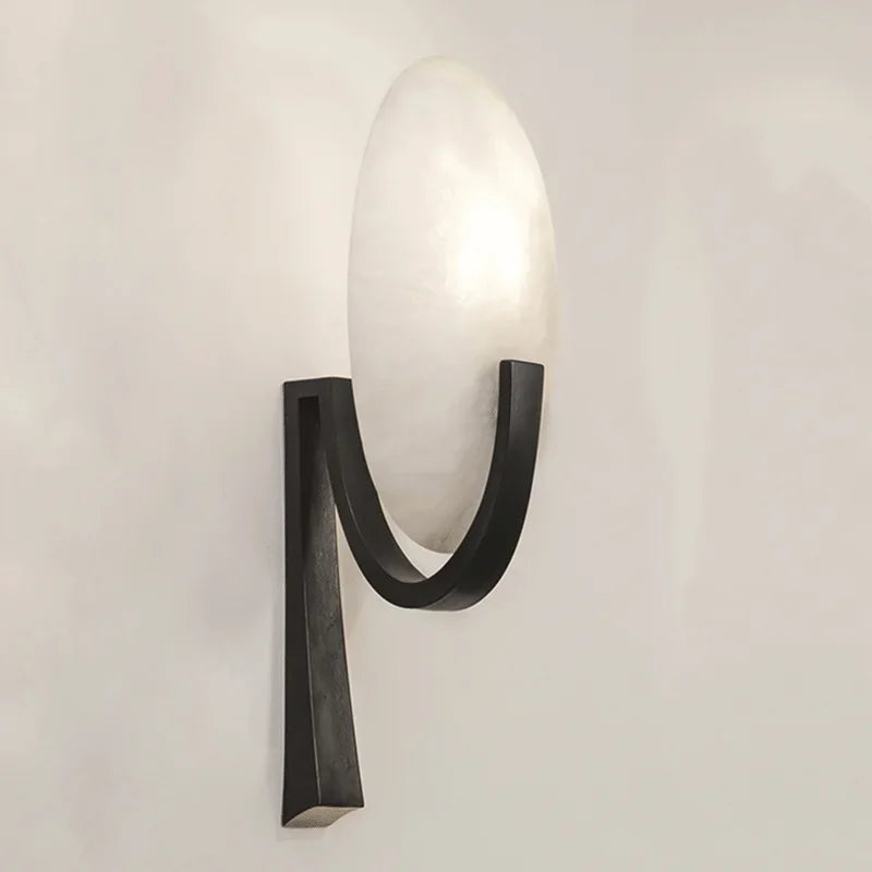 NordicGlow - Marble Wall Lamp with a Modern Touch