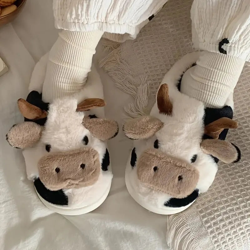 ComfortCow Slippers - Playful Slippers for Cozy Winter Days