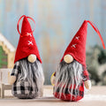 Festive Plush Gnomes Whiteh Jingle Bells & Holly