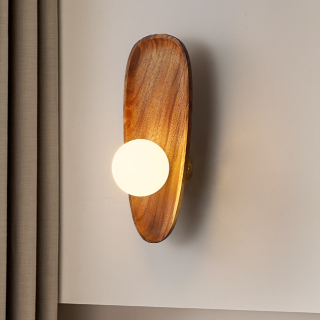 BoisLumi Wall – Natural Wooden Wall Lamp for Atmospheric Lighting