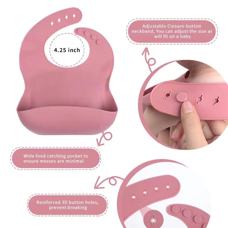 SiliconeBaby Set – Complete 6-piece Feeding Set for Babies