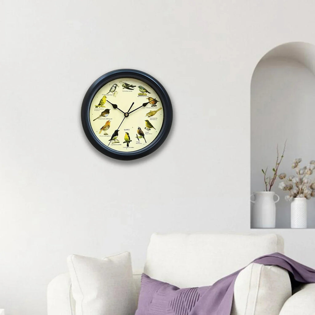 BirdSong Clock – 10 Inch Wall Clock for Stylish Interiors