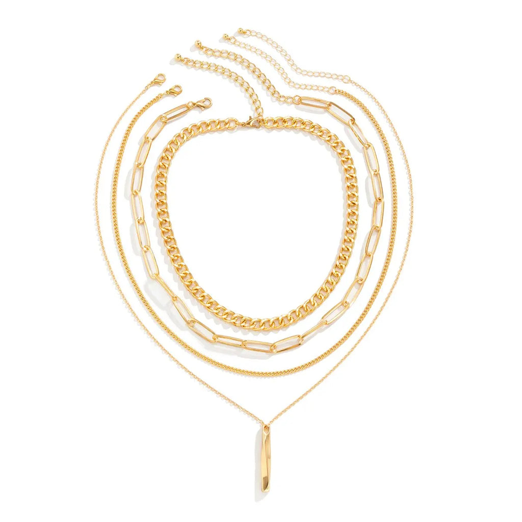 LuxeCharm - Elegant Choker Necklaces in Set