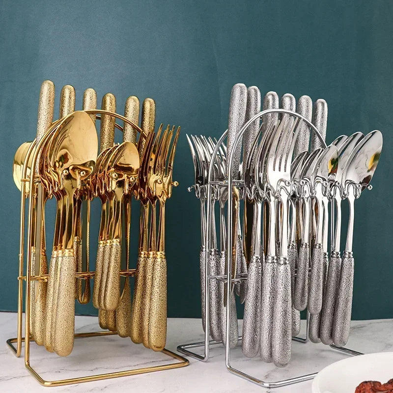 Stylish Luxury Stainless Steel Cutlery Set for Every Meal