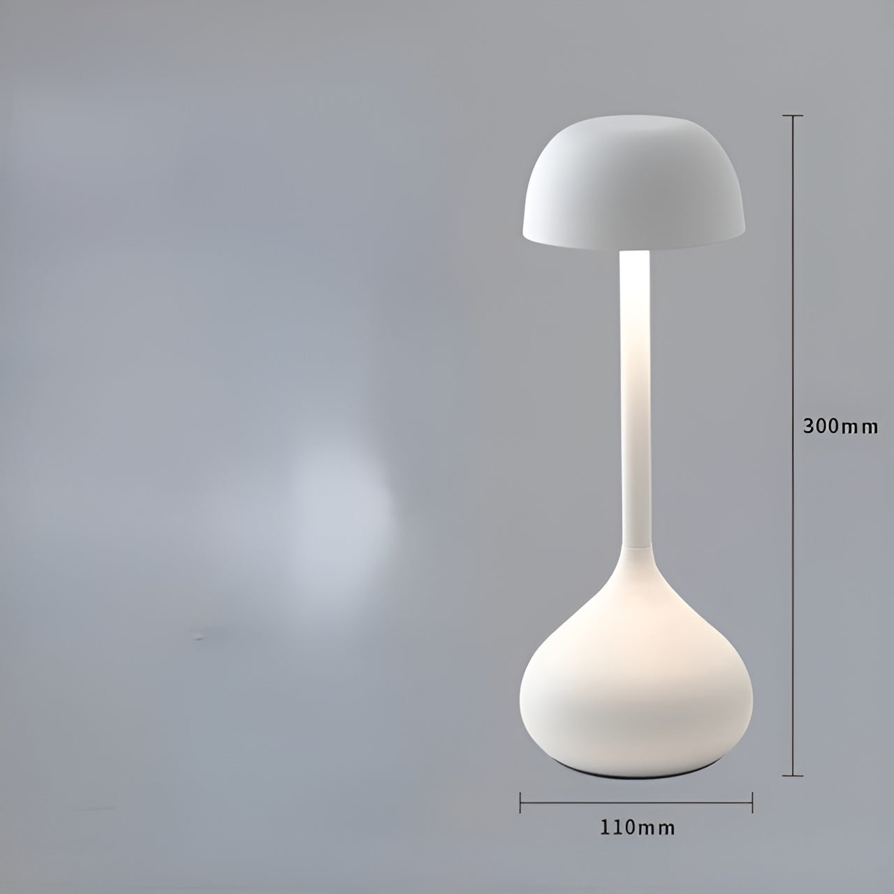 LumiTouch Wireless LED Table Lamp – Elegant, Dimmable, and Modern