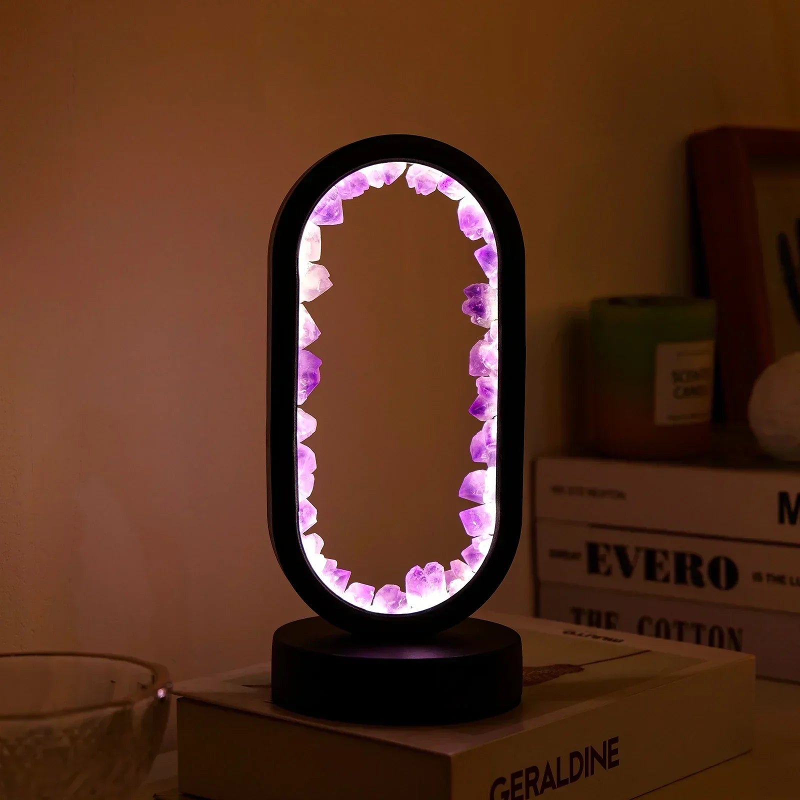 Amethystique – Elegant Natural Crystal Lighting
