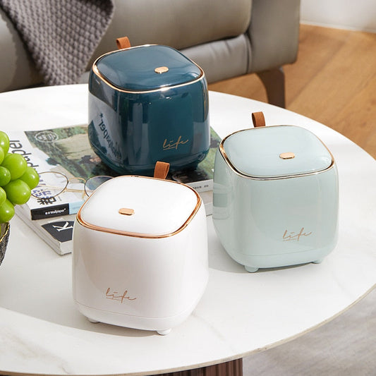 LuxeBin - Elegant Table Trash Can for Your Space