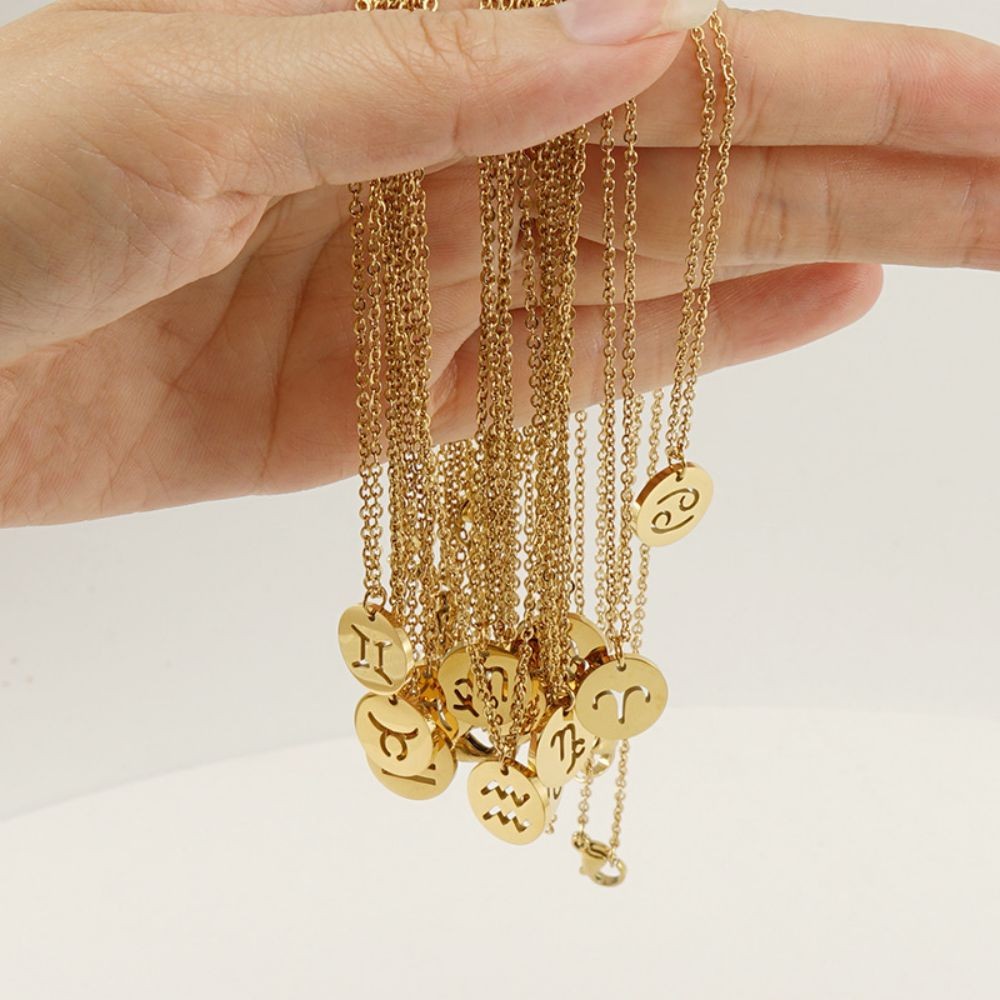 Zodiac Necklace | Durable Stainless Steel, Stays Radiant!