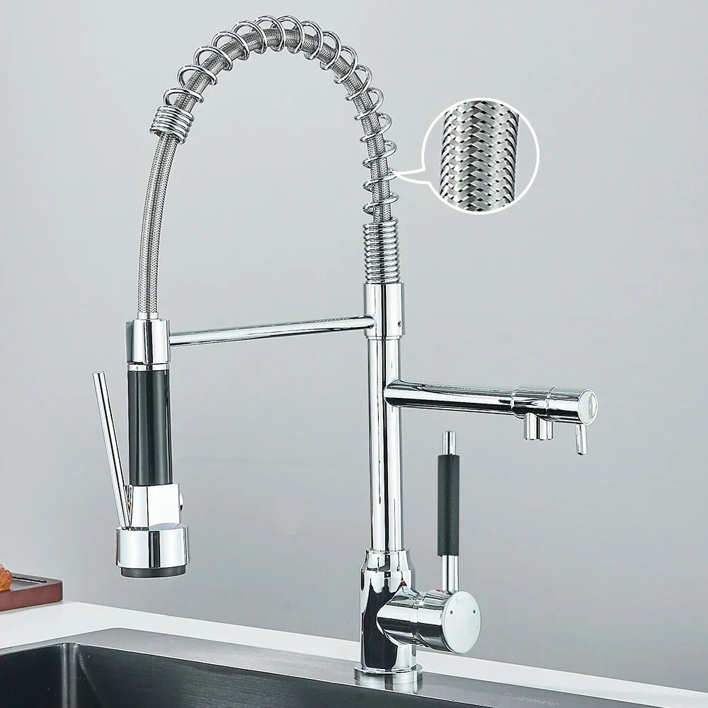FlexiSpray Faucet - Modern Flexible Kitchen Mixer Tap