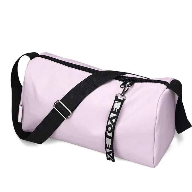 Sporty Elegance Duffle Bag - SwiftFit Nylon Sports Bag for Activities