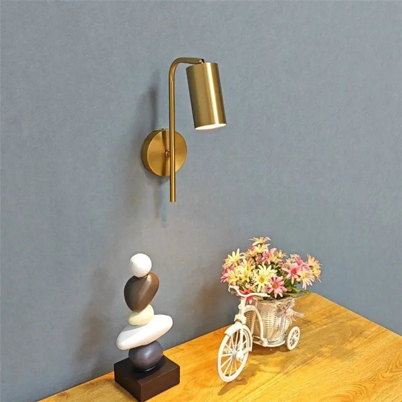NordicLuxe - Luxury Gold Wall Lamp for the Bedroom
