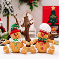 Festive Gingerbread Man Hanger for Christmas Decorations – Yellow