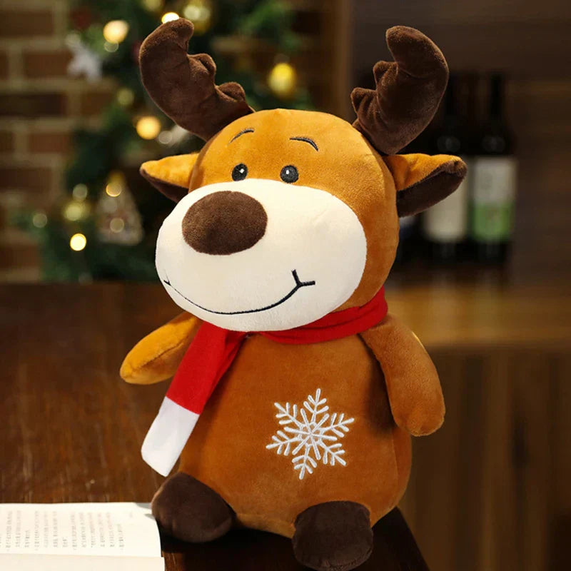 Cozy Christmas Plushies - Enchanting Animal Plush Toys for Christmas