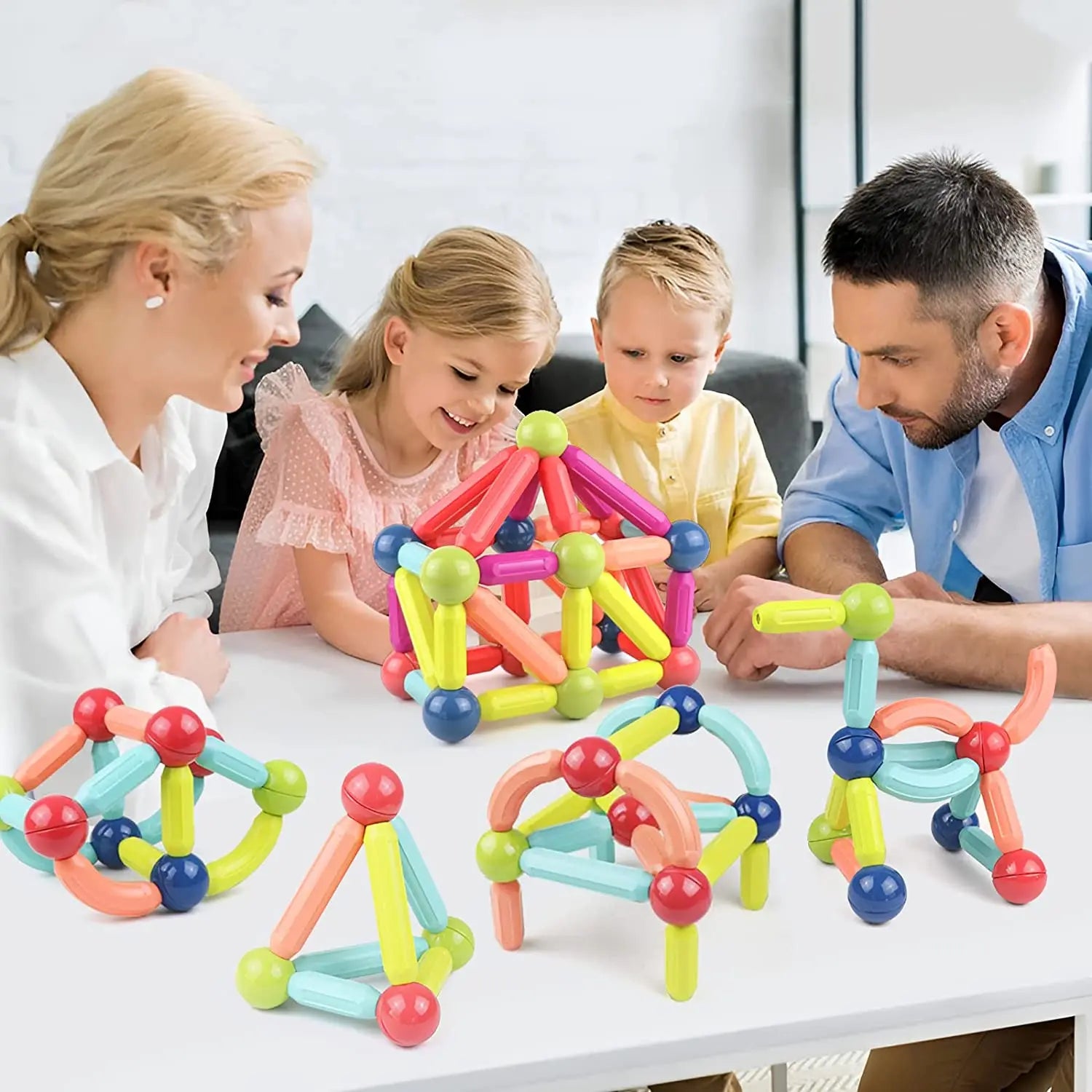 Magneo Blocks - Creative Magnetic Building Set for Kids
