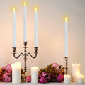 Candlestick LED Candles - Elegant Long 3D LED Candles