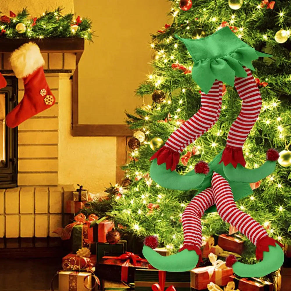 Elfie Legs - Enchanting Plush Decoration for the Holidays