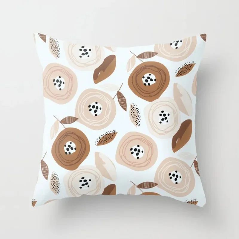 VelvetHaven Cushion Cover - Stylish Botanical Cushion Cover for a Fresh Interior Makeover