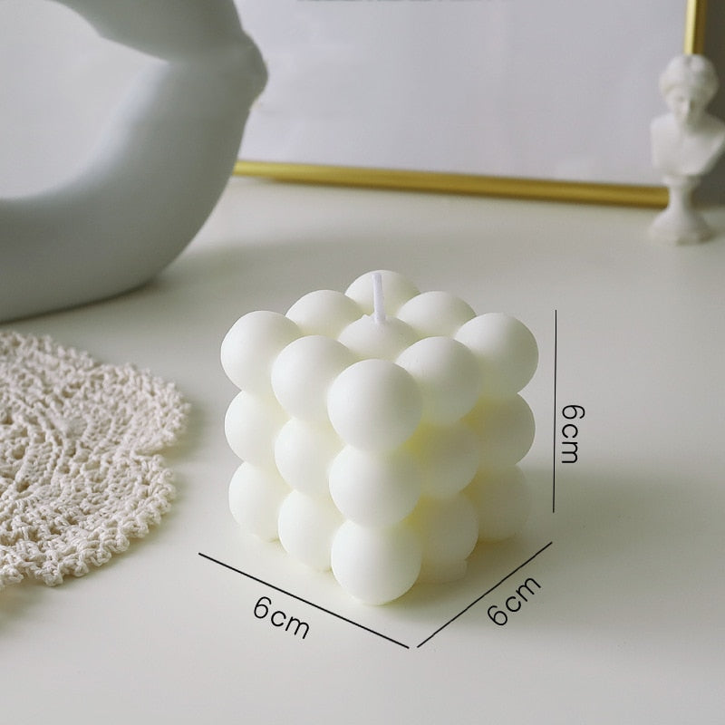 BubbleGlow Candle - Trendy Candle for Your Interior