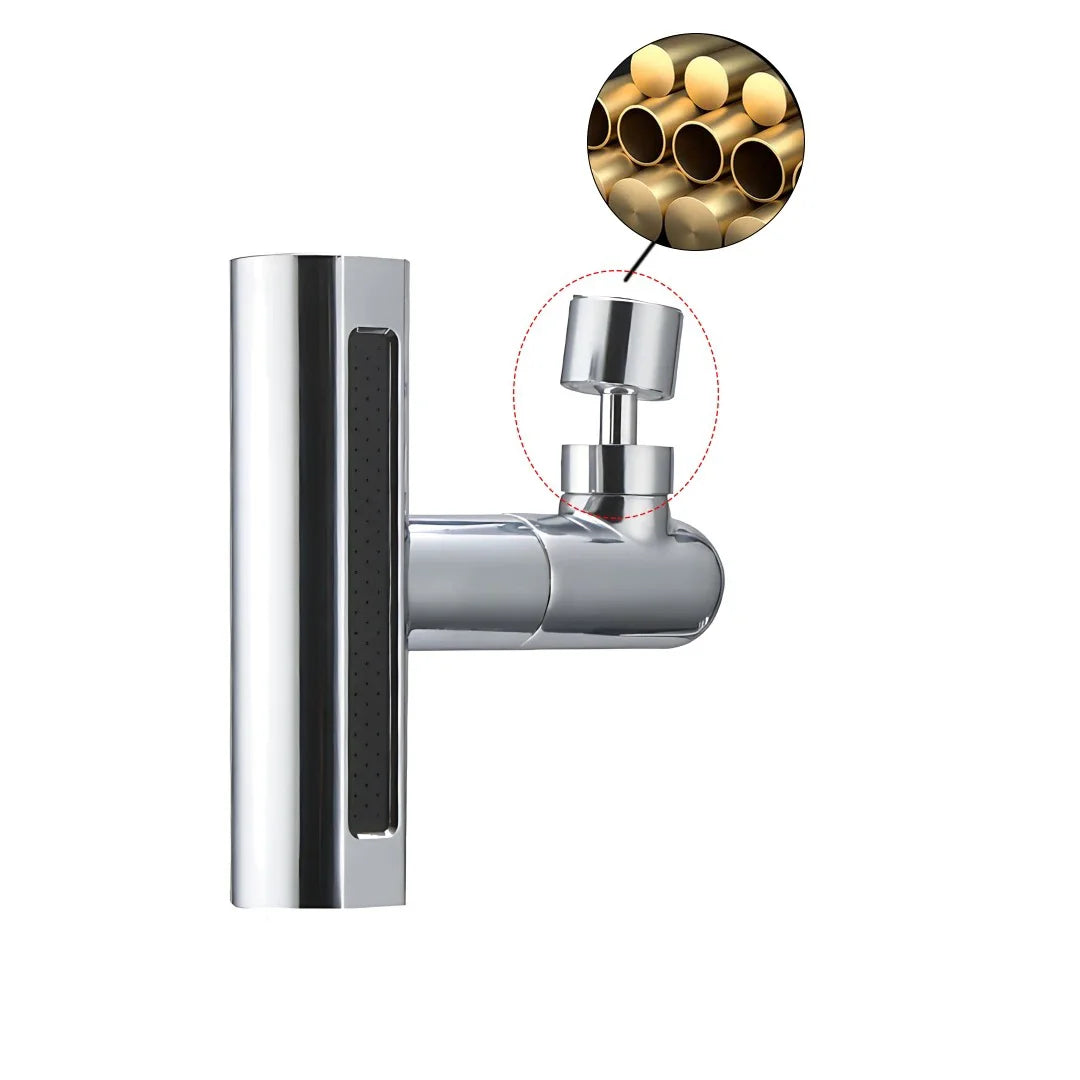RainFlow Kitchen Faucet - Chrome Basin Mixer with 4 Water Settings