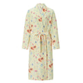 BlossomWrap Bathrobe - Luxury Flannel Bathrobe with Floral Motif
