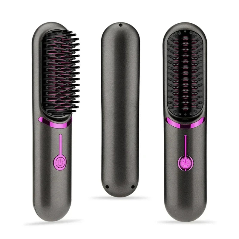 Tima Brush - Cordless Rechargeable Hair Straightening Brush