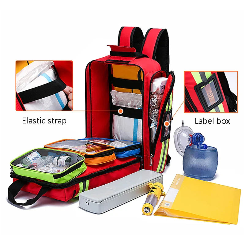 RescueReady - Robust First Aid and Survival Backpack