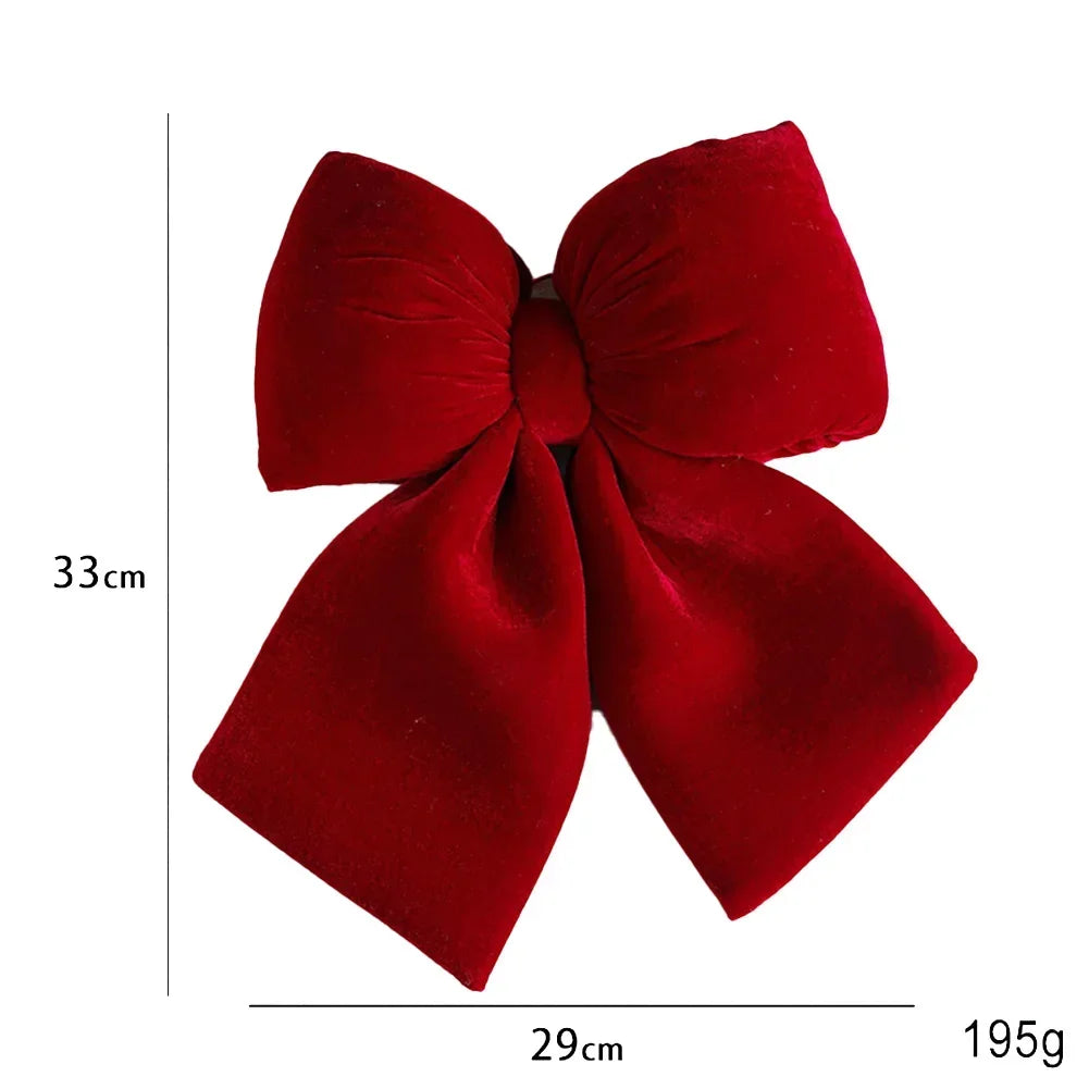 Red Velvet Bow - Luxury Red Velvet Bow for Decoration