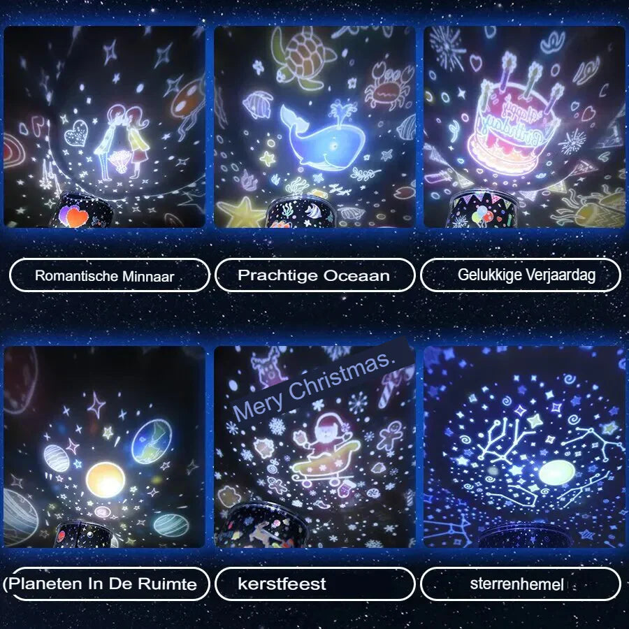 StarryDream - Starry Sky Projector Lamp for Children - Magical Night Light