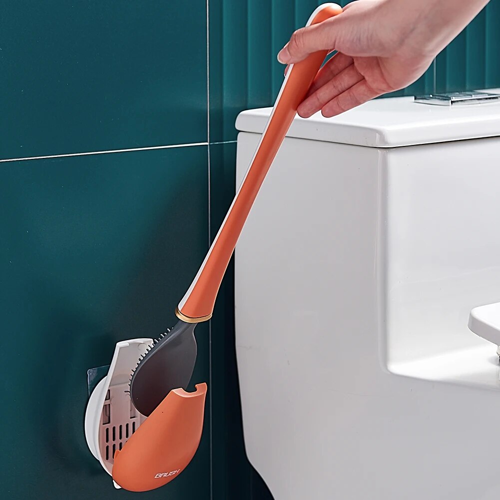 SumiClean - Sleek Silicone Toilet Brush for Your Bathroom
