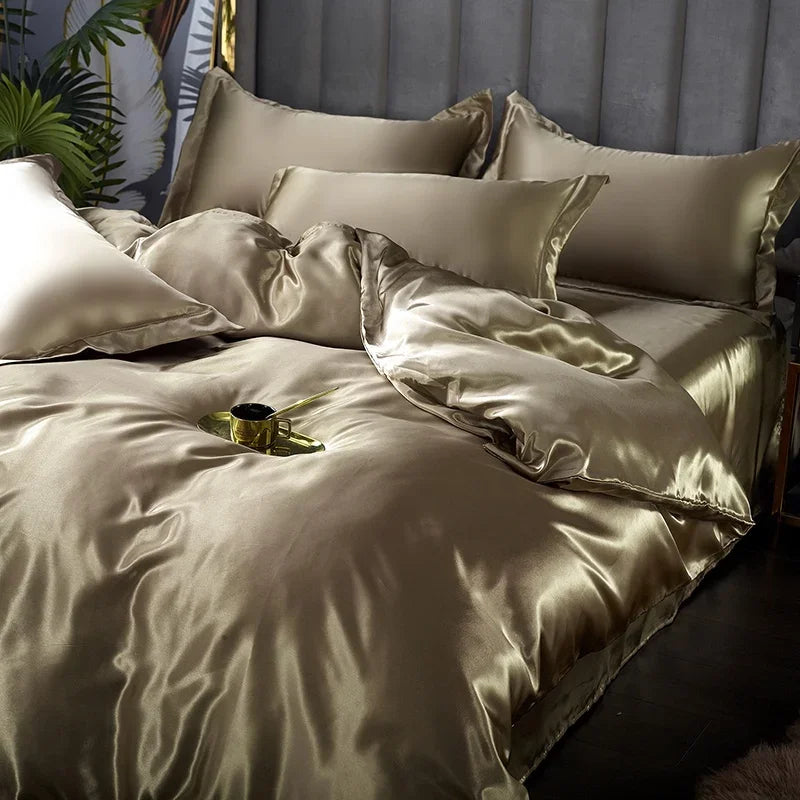 SatinDream Bedset - Luxury Satin Bedding for Dreamlike Nights