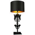 Gothic Skeleton Table Lamp – Handmade and Mysterious Design