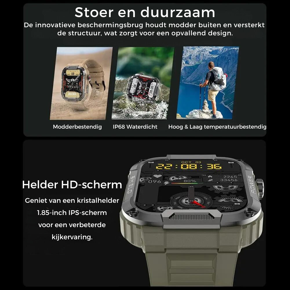 BlazeX Pro™ - The strongest smartwatch on the market! Compatible with iOS & Android!