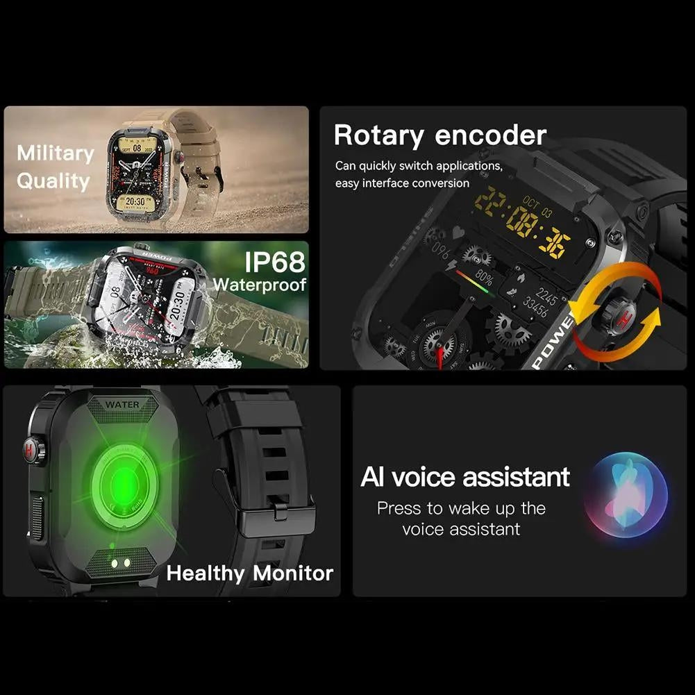 BlazeX Pro™ - The strongest smartwatch on the market! Compatible with iOS & Android!