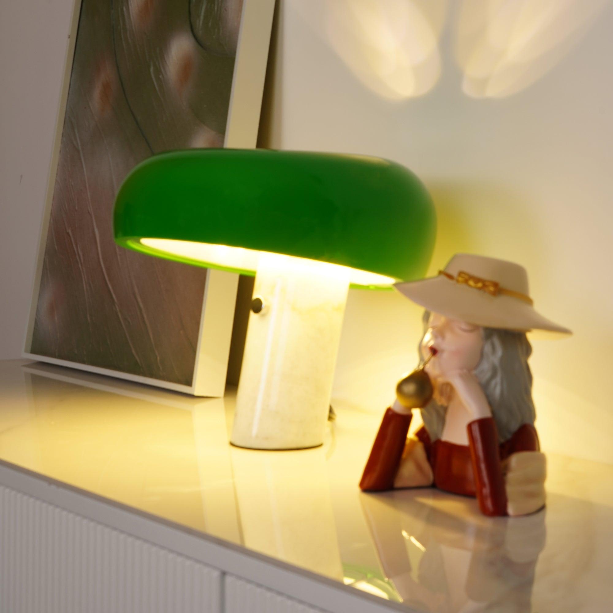 StoneGlow Table Lamp – Luxury Marble Design Lighting