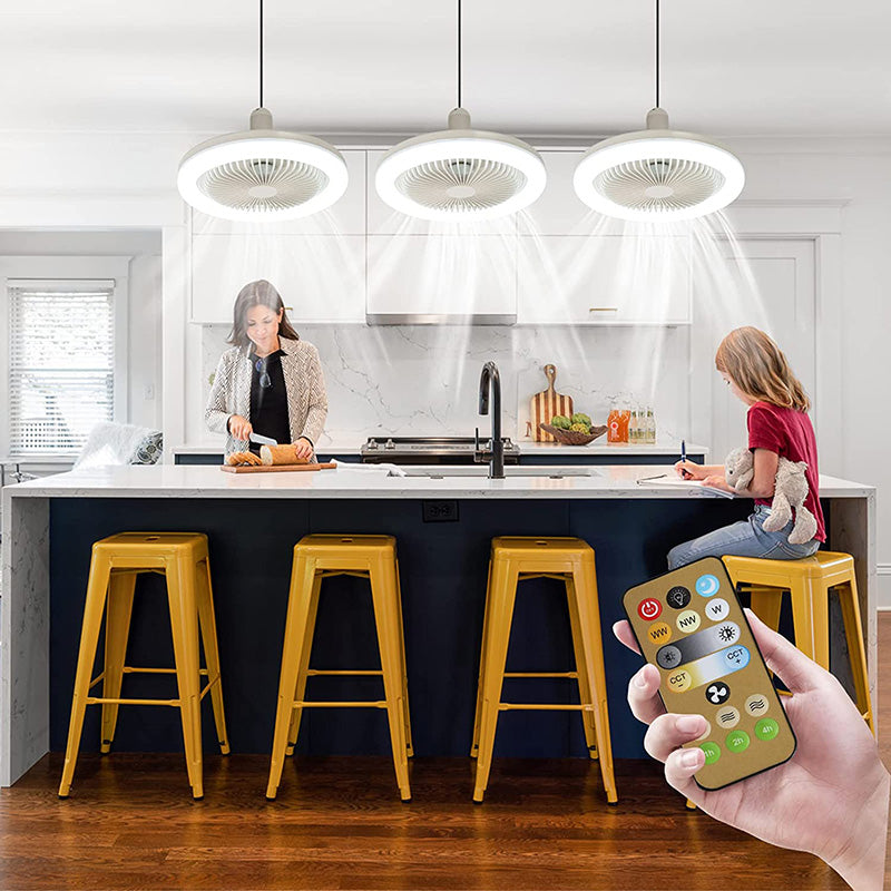 BreezeGlow Fan Light – Ceiling Fan with Remote Control