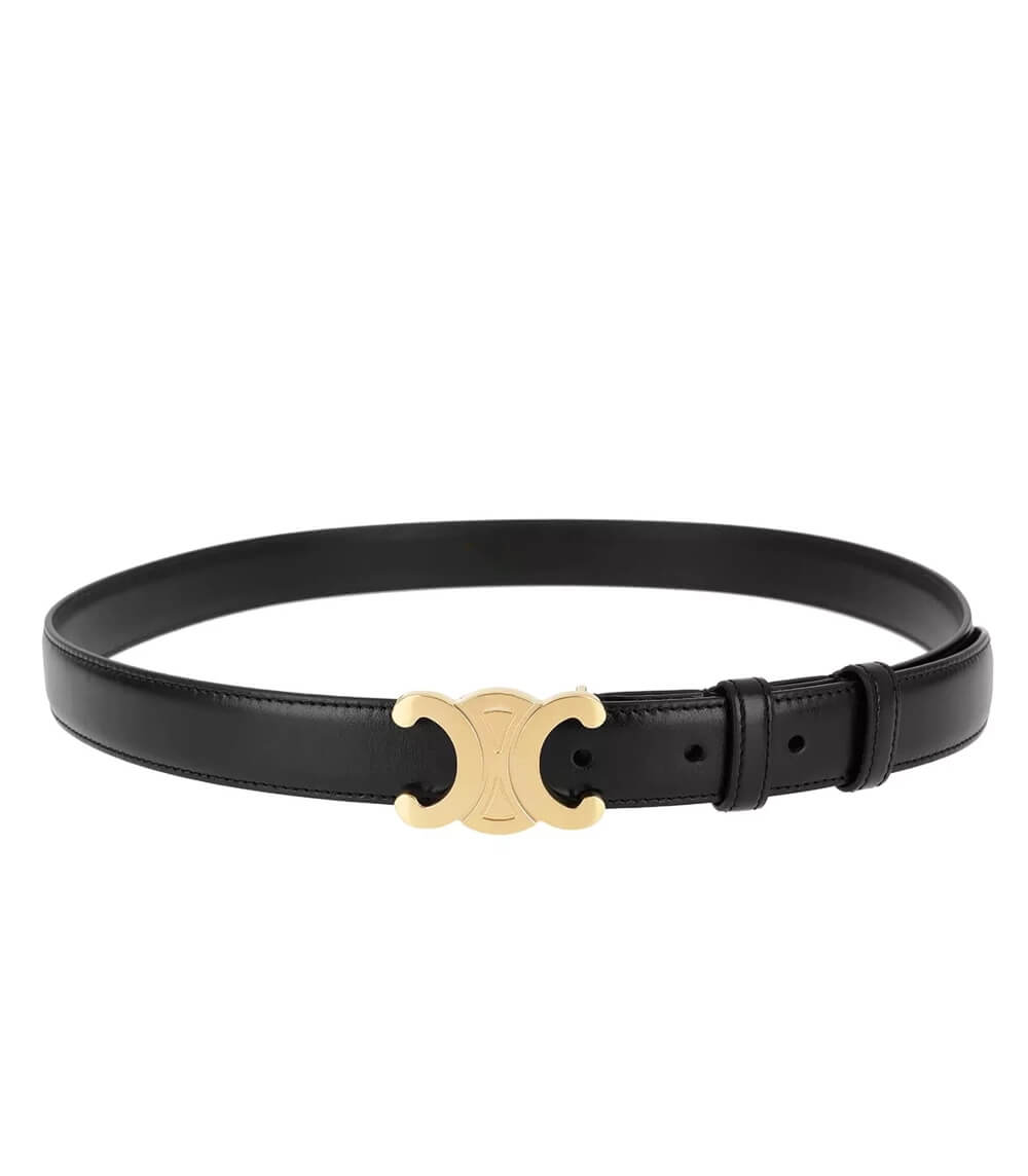 EleganceBelt - Luxury Leather Belt with Gold Details