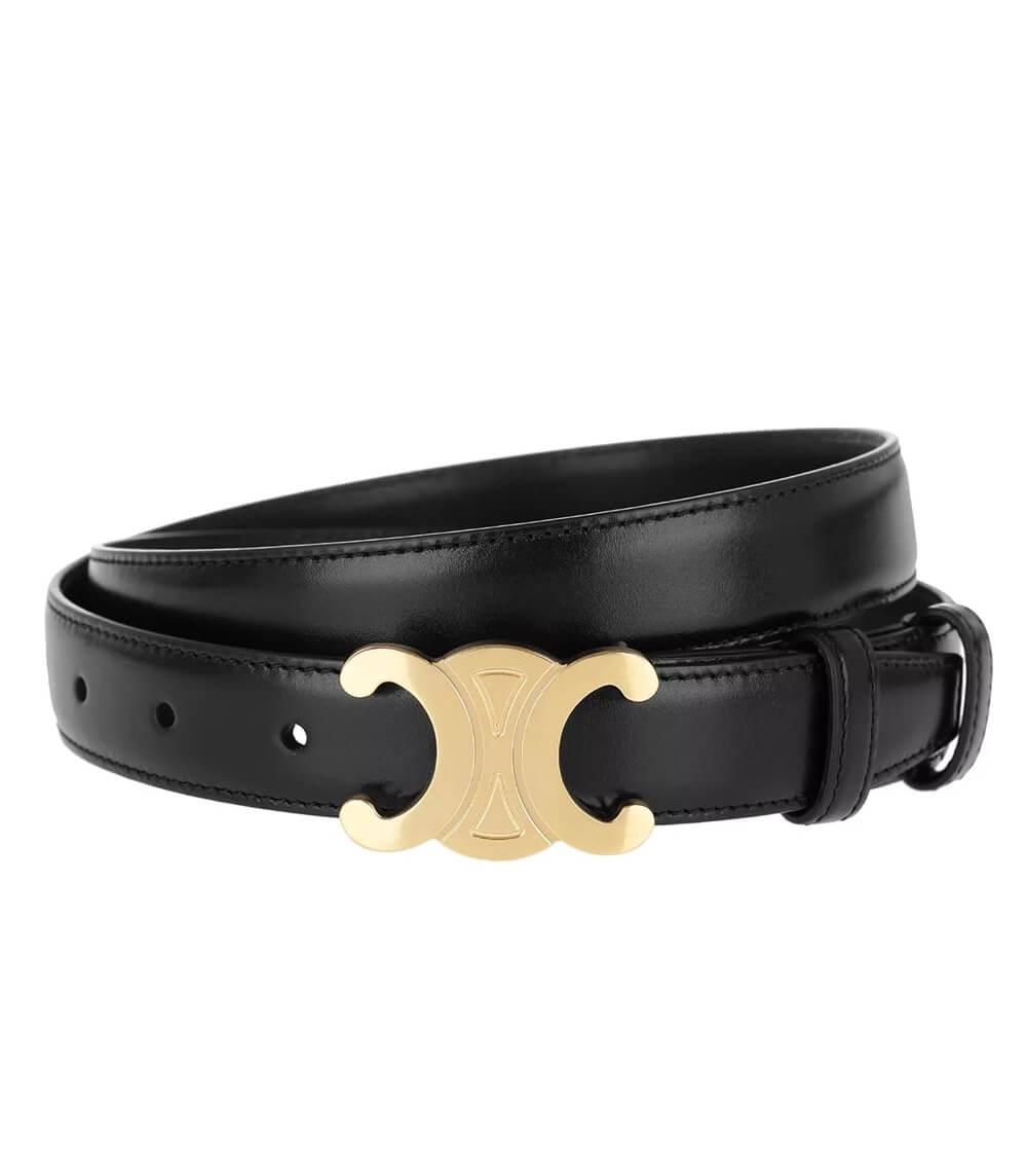 EleganceBelt - Luxury Leather Belt with Gold Details