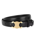 EleganceBelt - Luxury Leather Belt with Golden Details