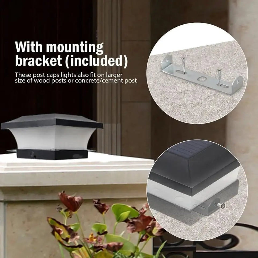 Solinova – Modern Solar Powered LED Outdoor Lamp