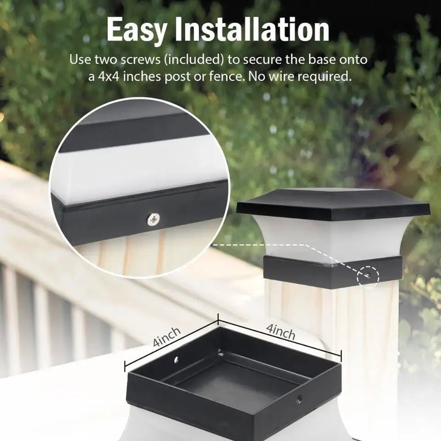 Solinova – Modern Solar Powered LED Outdoor Lamp