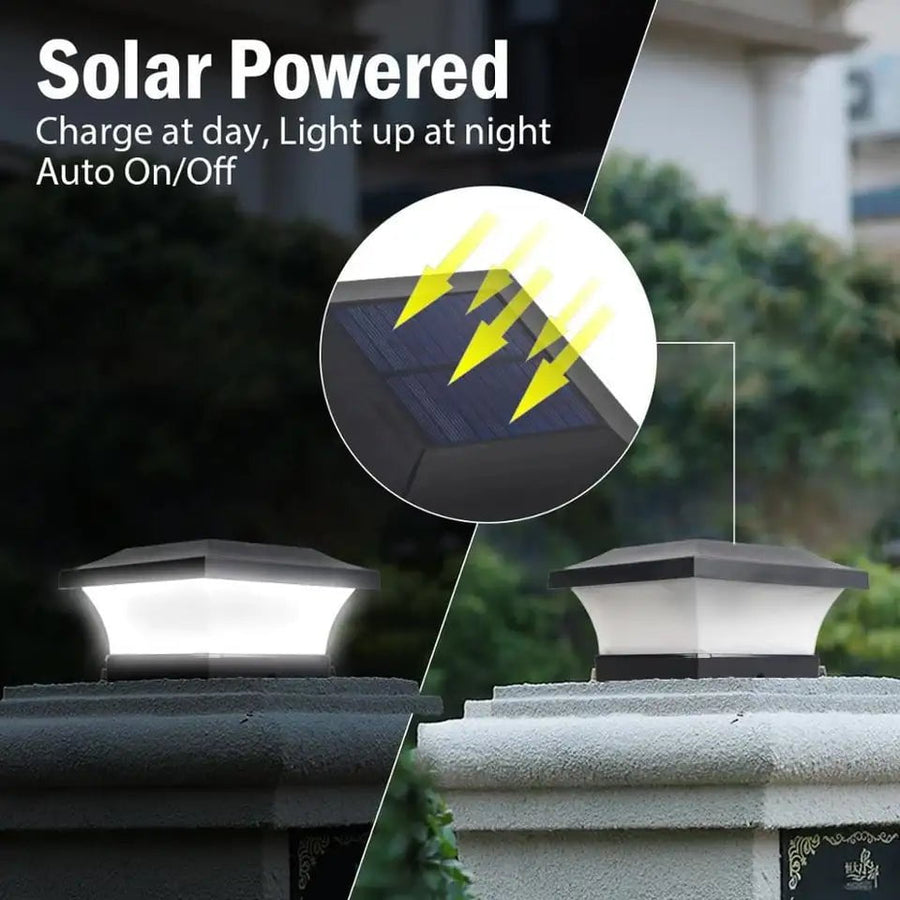 Solinova – Modern Solar Powered LED Outdoor Lamp