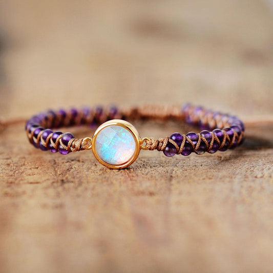 Amethyst Glow Bracelet - Powerful Energy Accessory