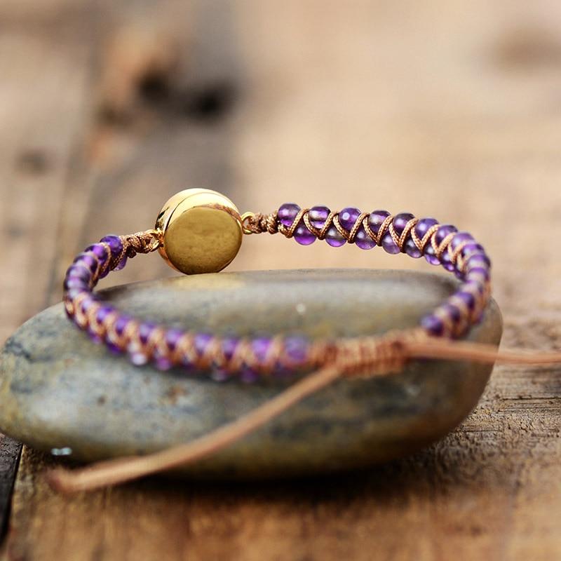 Amethyst Glow Bracelet - Powerful Energy Accessory