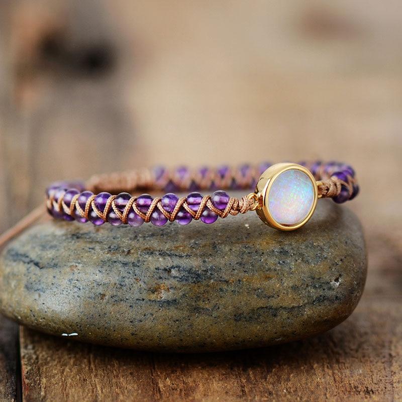Amethyst Glow Bracelet - Powerful Energy Accessory