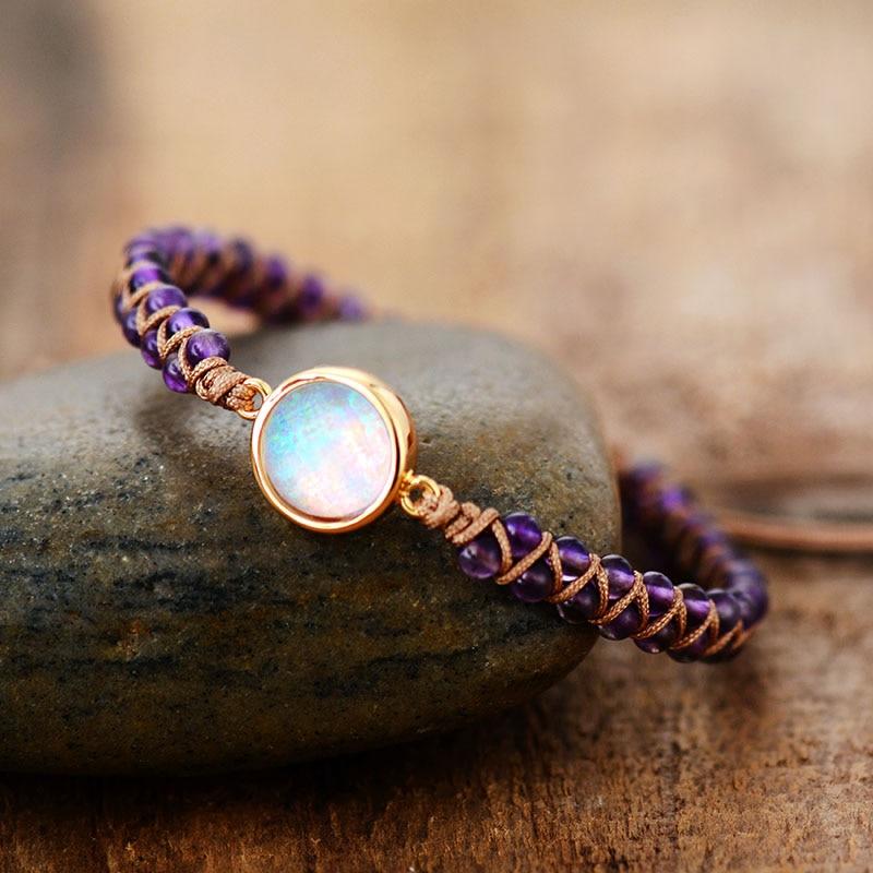 Amethyst Glow Bracelet - Powerful Energy Accessory