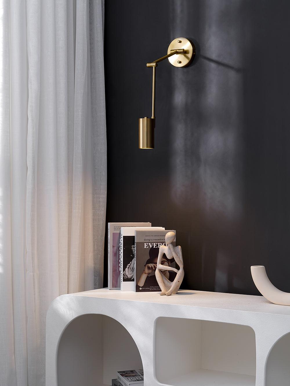ModernGlow - Sleek Metal and Acrylic Wall Lamp