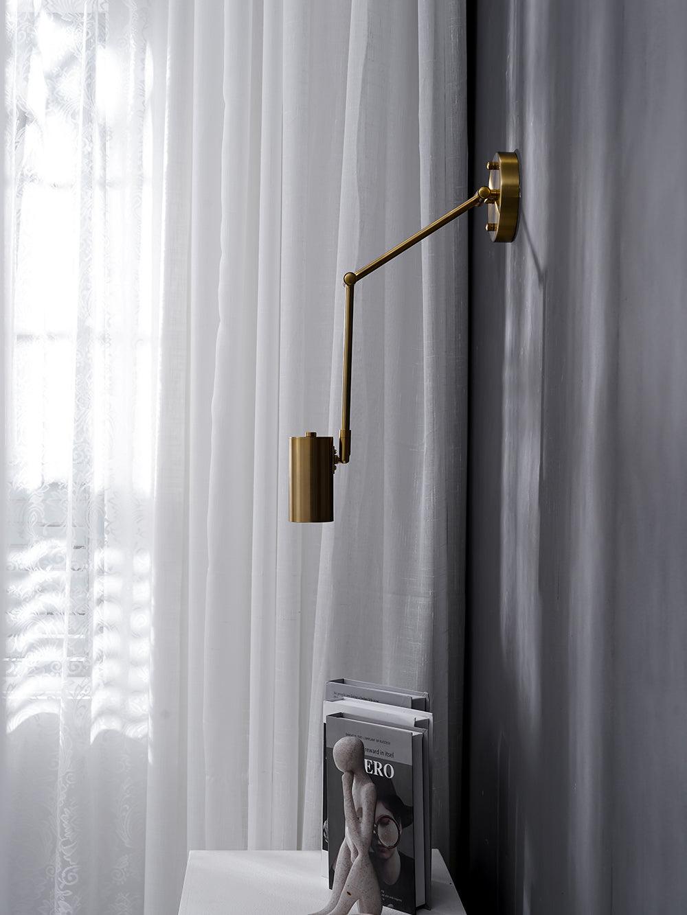 ModernGlow - Sleek Metal and Acrylic Wall Lamp